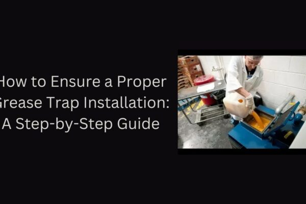 Grease trap supply and installation